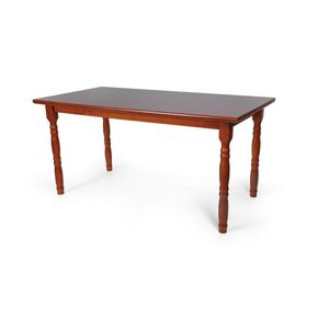 Mesa Dalas 159,5X83Cm Tampo Mdf 30Mm Imbuia Deiss Imbuia