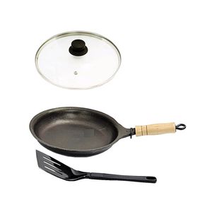 Frigideira Antiaderente Francesa De 24cm T/v Cabo E Espátula