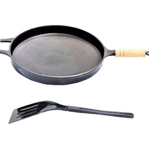 Frigideira Fundo Abaulado Antiaderente Cabo 30cm E Espátula