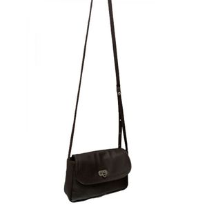 Bolsa Feminina Shoulder Small De Couro Zup Cor Marrom