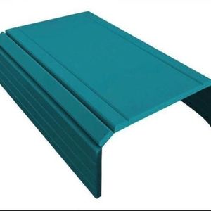 Kit 02 Esteiras Suporte Flexivel Braço Sofá Azul Tiffany