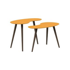 Conjunto De Mesa Feijão Amarelo