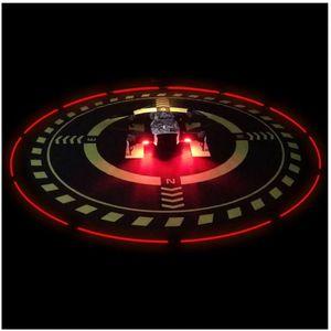 Pista de Pouso Heliponto 70cm com Iluminação Led para Drones