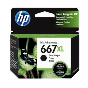 Cartucho Original Hp 667 Xl Preto 8,5ml