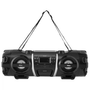 Boombox USB Preto 200W Philco Bivolt PB500BT