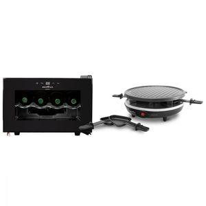 Kit Britânia Adega Bad08p 23l e Racleteira Grill 220v