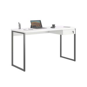 Mesa De Computador Com 1 Gaveta Trix 1200 Branco