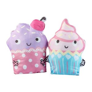 Par Almofadas Cupcake Coloridas 40cm X 40cm Enchimento