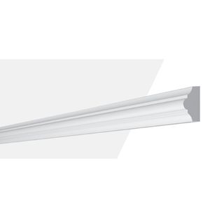 Boiserie Rodameio De Poliestireno M3 13Mm X 200Cm X 2,3Cm Branco