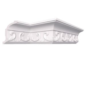 Rodateto Isabell Perfil De Poliestireno Homestar Branco