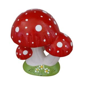 Cogumelo De Cerâmica Para Jardim N 1