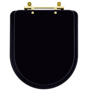 Assento Sanitário Link Preto Fosco