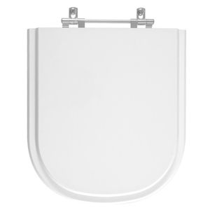 Assento Sanitário Poliéster Square Branco Vaso Lorenzetti