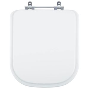 Assento Sanitário Acrílico Elite Branco Celite