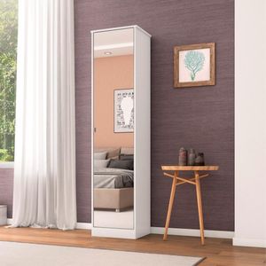 Armario Multiuso 1 Porta Aline Branco