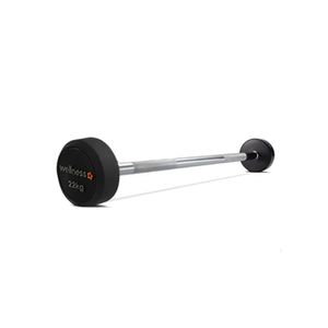 Barra Reta Emborrachada Deluxe 1,20 M De 22,00 Kg Wk147