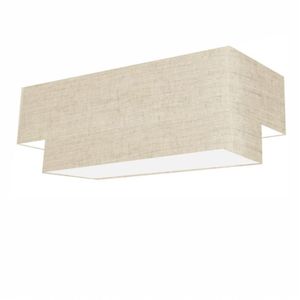 Plafon Para Banheiro Retangular Cúpula Rustico Bege