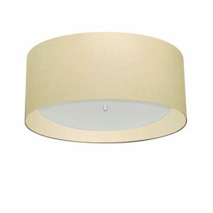 Plafon Cilíndrico Sj-3161 Cúpula Algodão Crú