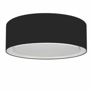 Plafon De Sobrepor Cilíndrico Sp-3038 Cúpula Preto