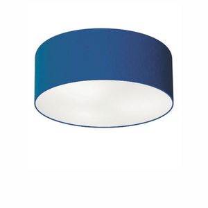 Plafon De Sobrepor Cilíndrico Sp-3046 Cúpula Azul Marinho