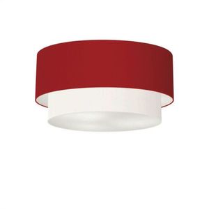 Plafon De Sobrepor Cilíndrico Cúpula Bordo Branco