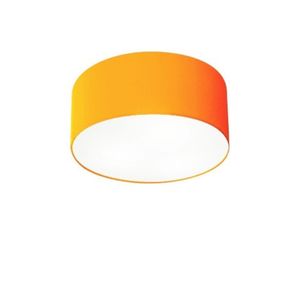 Plafon Para Sala Cilíndrico Cúpula Laranja