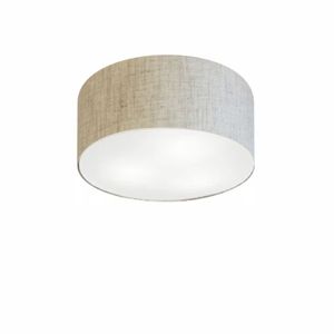 Plafon Para Sala Cilíndrico Cúpula Rustico Bege