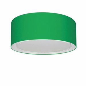 Plafon Para Sala Cilíndrico Cúpula Verde Folha