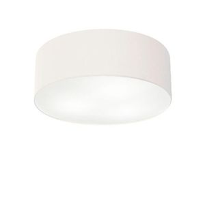 Plafon Para Sala De Estar Cilíndrico Cúpula Branco