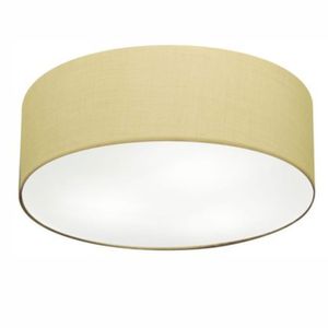 Plafon De Sobrepor Cilíndrico Sp-3057 Cúpula Algodão Crú