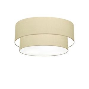 Plafon Para Banheiro Cilíndrico Cúpula Algodão Crú
