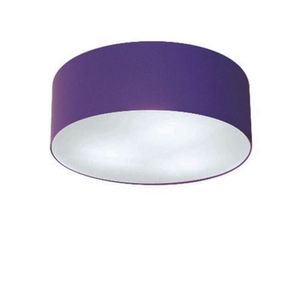 Plafon Para Sala Cilíndrico Cúpula Roxo