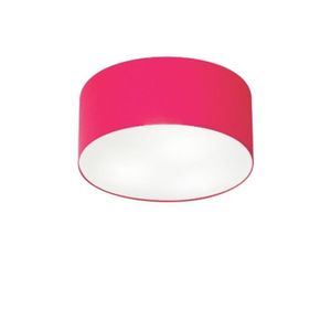 Plafon Para Sala Cilíndrico Cúpula Rosa Pink