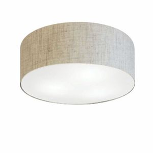 Plafon Para Sala Cilíndrico Sl-3047 Cúpula Rustico Bege