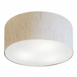 Plafon Para Sala De Estar Cilíndrico Cúpula Bege