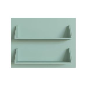 Painel Prateleira Dupla One Gralar Verde Bellagio