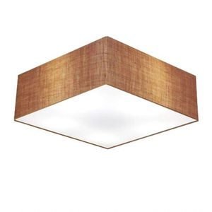 Plafon Gourmet Quadrado Sv-3051 Cúpula Palha