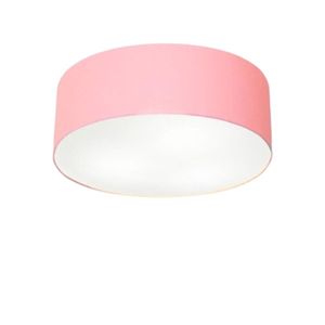 Plafon Para Sala Cilíndrico Cúpula Rosa Bebê