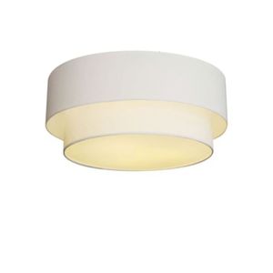 Plafon Para Sala Cilíndrico Cúpula Branco