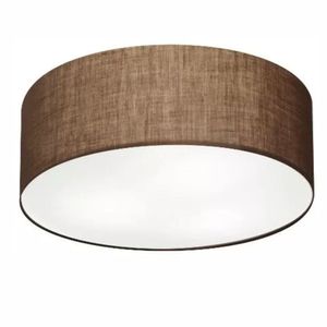 Plafon Para Sala De Estar Cilíndrico Cúpula Café