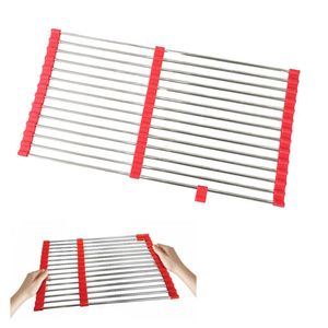 Escorredor Esteira Silicone Inox Extensivo Cuba Pia Cozinha
