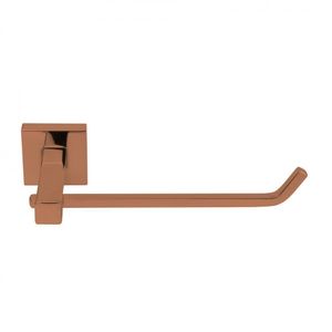 Porta Papel Higiênico Square Ducon Metais Rosé Gold