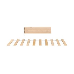 Kit Estrado Com Grade Para Cama Club House Wood Casatema Branco/Natural