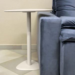 Mesa Monopé Palheta 50X48Cm Off White