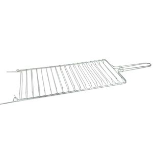 Grelha Dobrável Abaulada Para Churrasqueira 28X80Cm