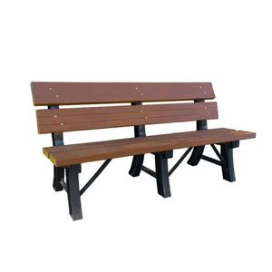 Banco De Jardim 150Cm Em Madeira Plástica In Brasil Ipê