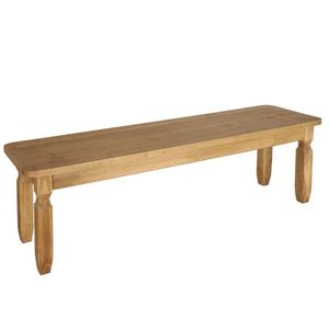 Banco Corona 180X38Cm Casatema Cera Mel