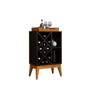 Bar Adega 50Cm Bali 45420 Edn Móveis Preto