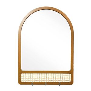 Espelho Emoldurado Capela Hall 50X70Cm E2G Design Freijó