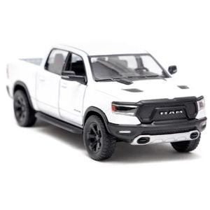 Veiculo Miniatura Dodge Ram 1500 Branco 12Cm Escala 1/46